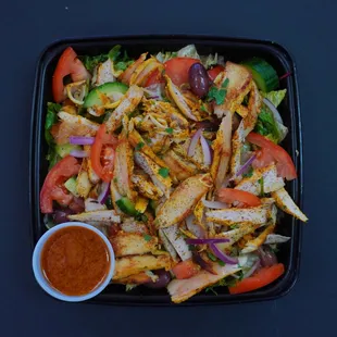 Chicken Sizzling Salad