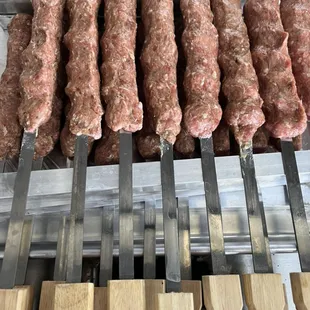 Ground beef kebab, ready to go welcome to Shawarma-TAK
