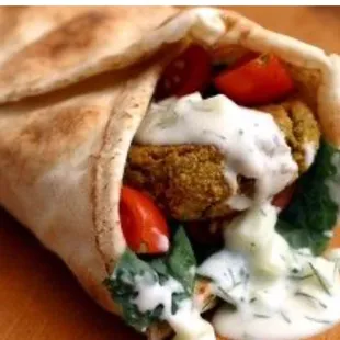 Falafel wrap
