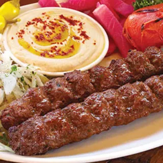 Ground Beef Kebab Plate