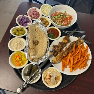 Chicken Pargit Skewers