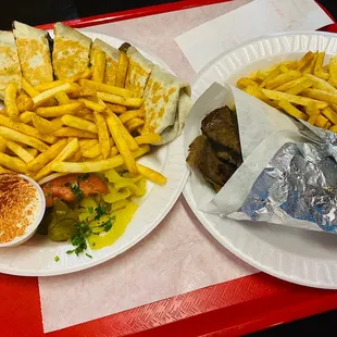 Lamb Gyro &amp; Beef Shawarma
