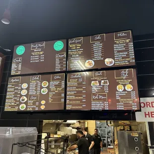 Menu as of 5/7/2024
