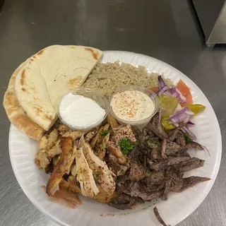 Mixed Shawarma Plate