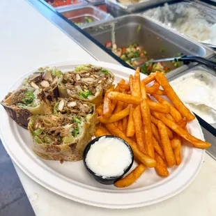 SHAWARMAATI - mediterranean food Is now Open In Gilbert Az. Picture of Chicken Shawarma Combo plate $13.95 - menu https://shawarmaati.com