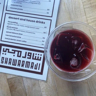 Spiced hibiscus drink