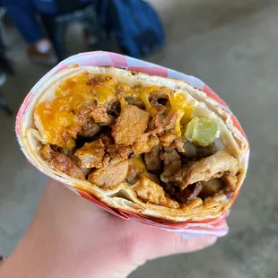 Chicken Shawarma with cheddar