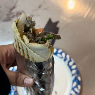 Beef shawarma