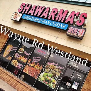 the front of a restaurant