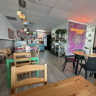 the interior of a restaurant