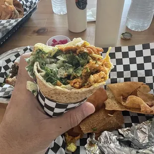 First time ever trying a shawarma it was great the place it's clean the service was great.