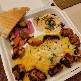 Chicken tawook meal