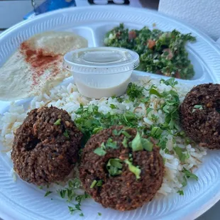 Falafel plate