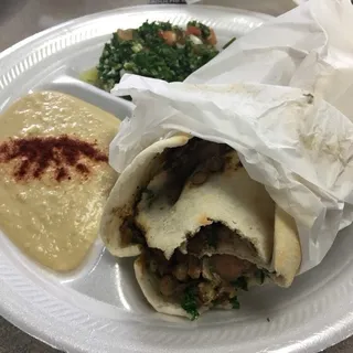 Lentil Shawarma Wrap