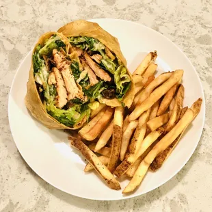 Salmon Caesar Wrap