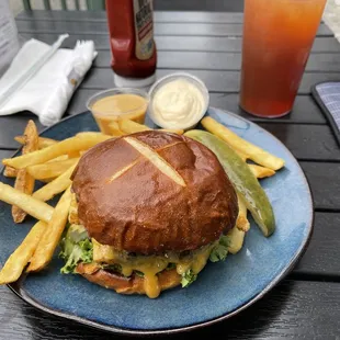 Amazing burger &amp; fries!