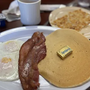 One pancake breakfast