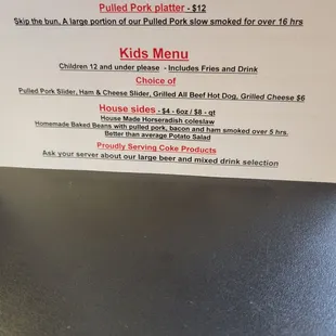 Note aout Coke products