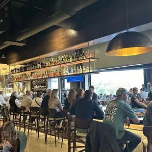 Bar Area - they have a pretty decent HH From 3pm-6pm (M-F): $4 16 oz. pints, $3 off cocktails, $3 off wine pours &amp; bites starting at $7!