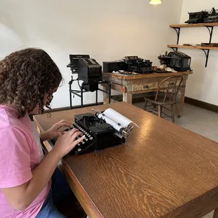 The type writer repair shop