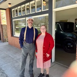 Living history museum docents, 1920 eras