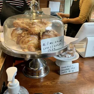 a display of pastries