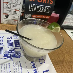 Lime Key Pie cocktail in September