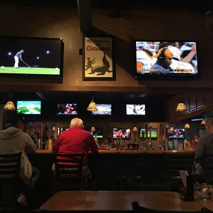 With 25 TVs in this place, you should be able to find the game you want.