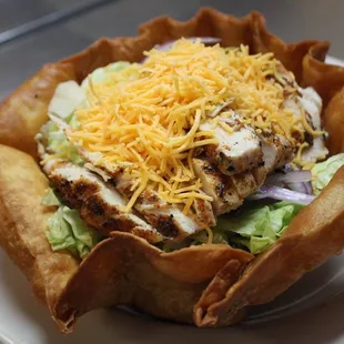 Chicken taco salad