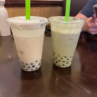 Matcha and Coconut milk Bubble tea- delicious!