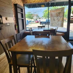 Sitting room while you wait for your food