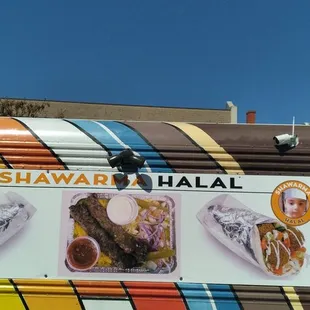 a colorful food truck
