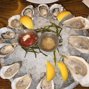 The larger on right are Oyster house, 6 top are Kusshi; and the 3 on lower bottom are Fancy sweets. All are sweet and fruity.