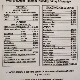 Menu, 2/13/2025