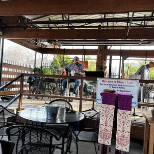 Beautiful afternoon on patio