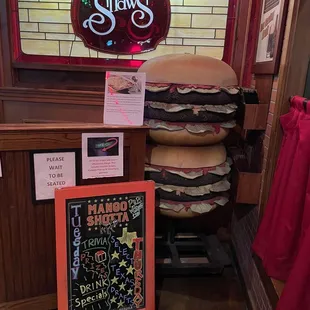 Inside hostess station