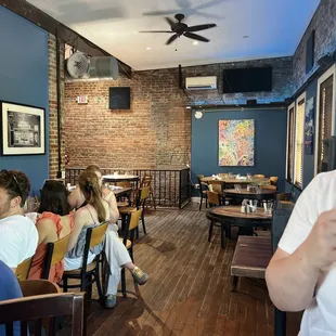 Upstairs seating