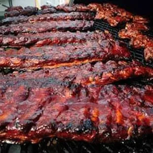 ribs on the grill