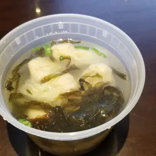 Wonton soup