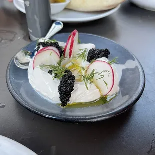 Ikra with caviar.  amazing!