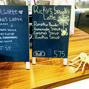 New lattes!