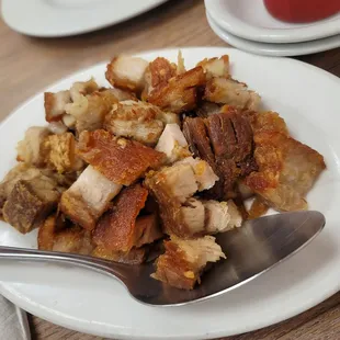 Lechon Kawali w/o onions and tomatoes