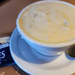 Cup of delicious Clam Chowder (3/31/23)