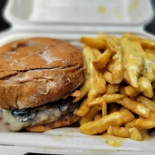 Fun Guy ($12) and Krazy Fries ($5.50)