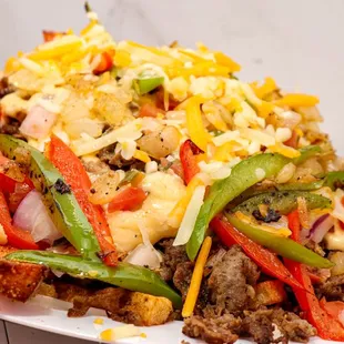 a plate of food on a table