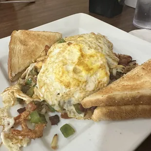 One meat Breakfast skillet- Bacon