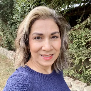 Thanks Angela at Clovis, Shear Magic! Love my new color, highlights and low lights, blending my color perfectly. :)