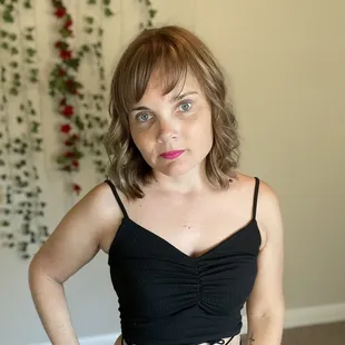 My first highlight &amp; haircut in June. It lasted through oceans, pools, sun, and sand. :)