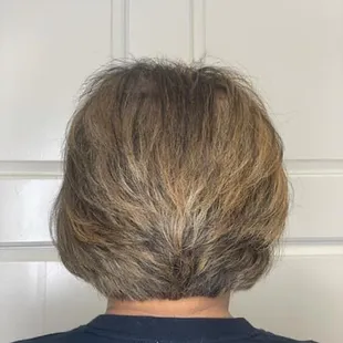 Second visit. Blond hair