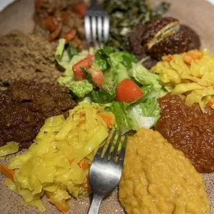 Beef Sampler Vegetarian Sampler